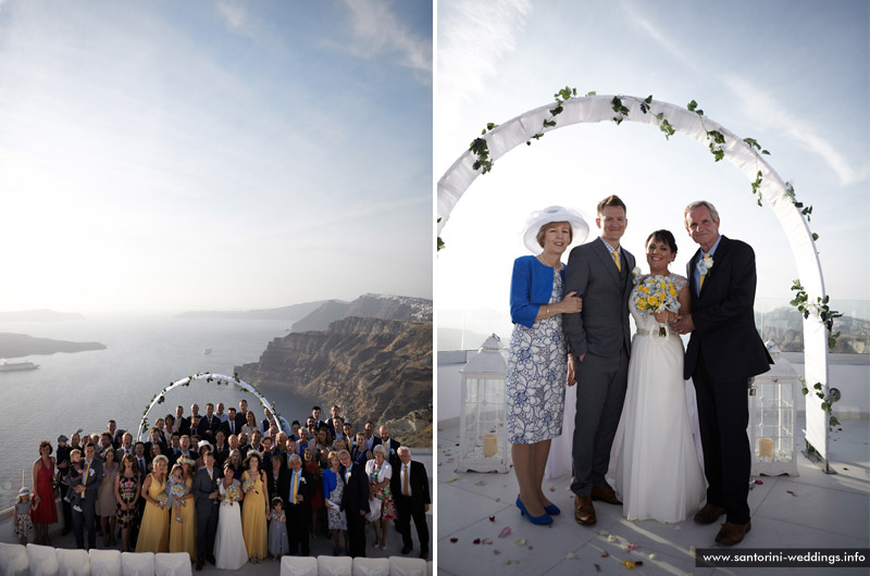 volcano view villas wedding santorini