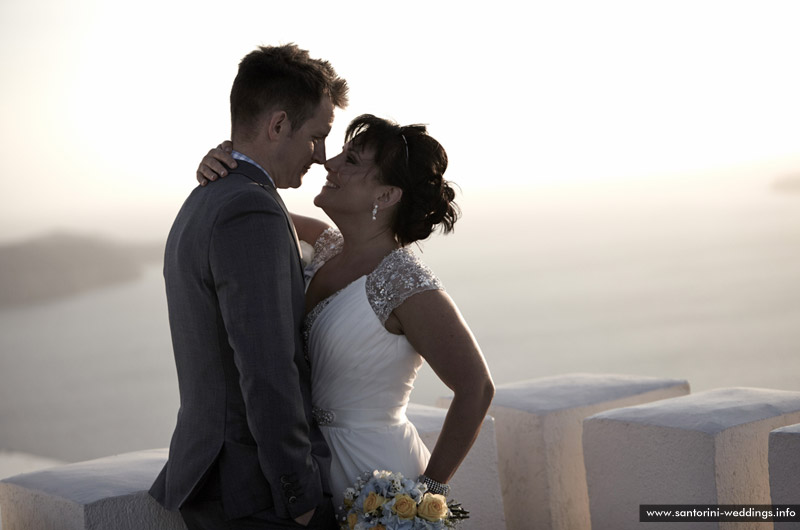 volcano view villas wedding santorini