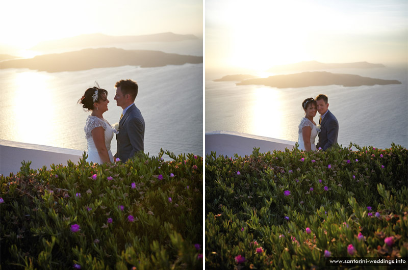 volcano view villas wedding santorini