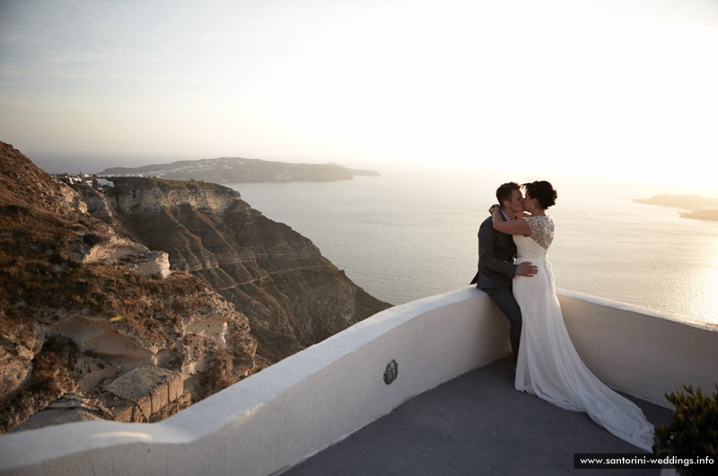 volcano view villas wedding santorini