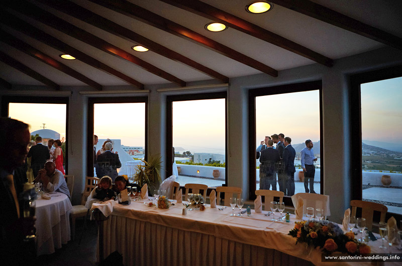 volcano view villas wedding santorini