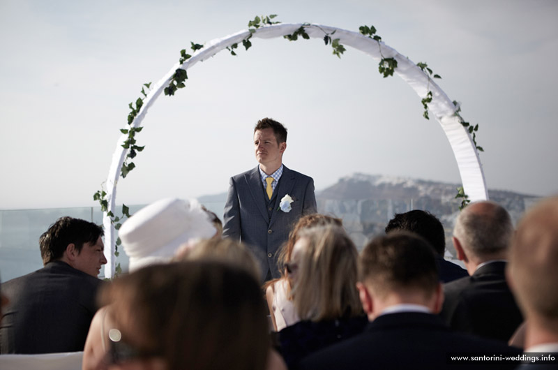 volcano view villas wedding santorini