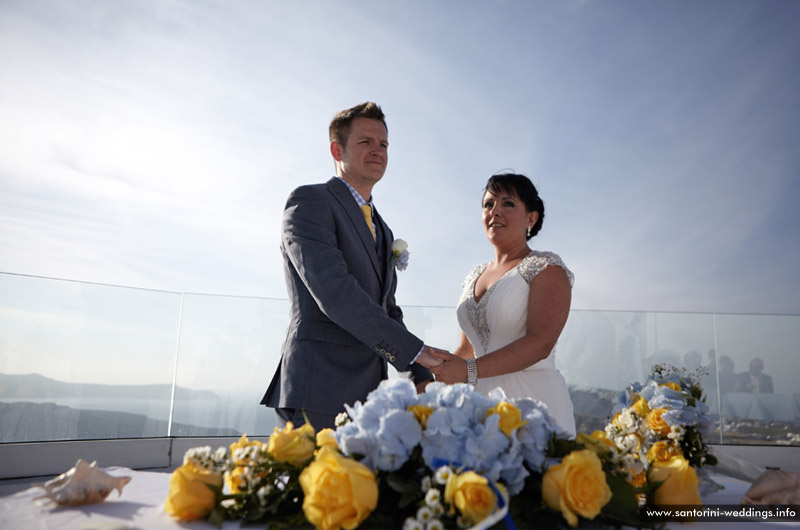 volcano view villas wedding santorini