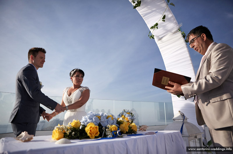 volcano view villas wedding santorini