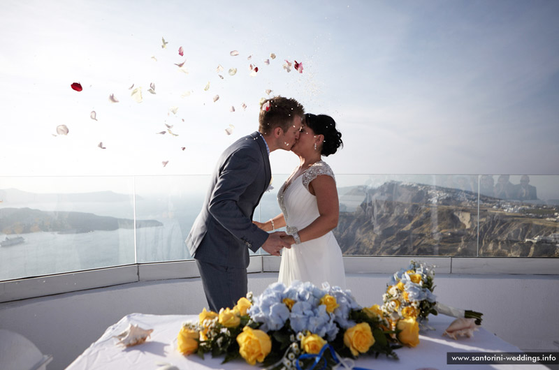 volcano view villas wedding santorini