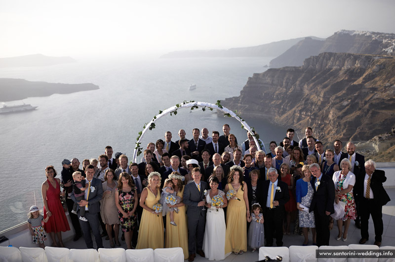 volcano view villas wedding santorini