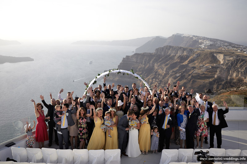 volcano view villas wedding santorini