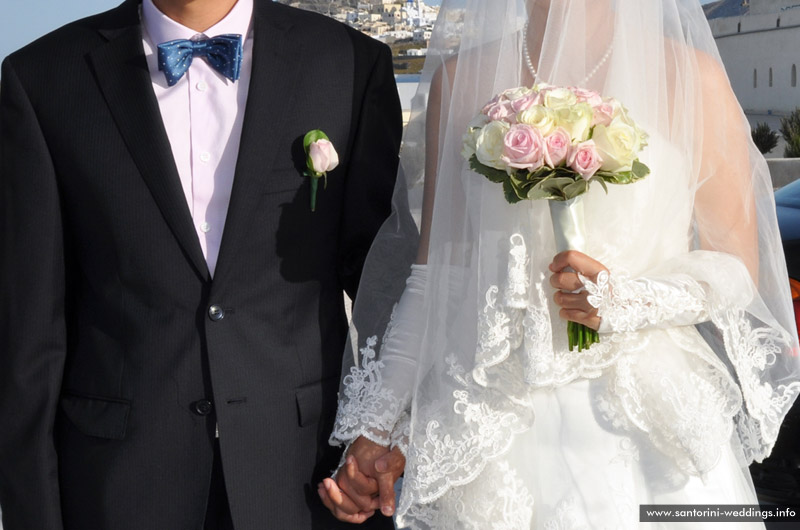 Wedding in Santorini