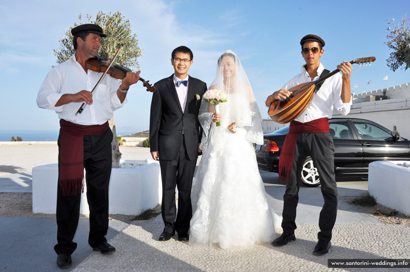 Wedding in Santorini