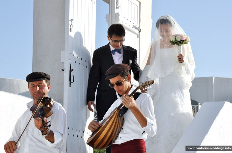 Wedding in Santorini