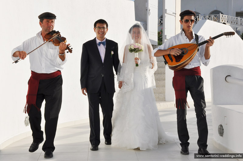 Wedding in Santorini