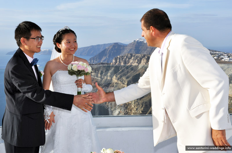 Wedding in Santorini