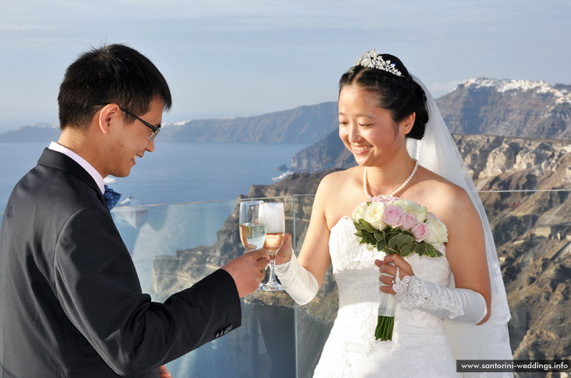 Wedding in Santorini