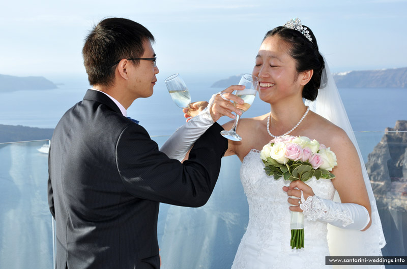 Wedding in Santorini