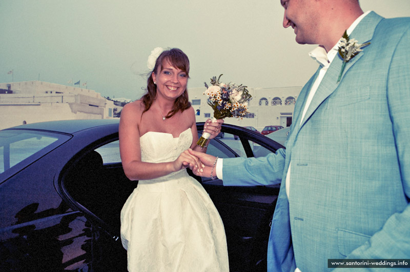 Wedding in Santorini