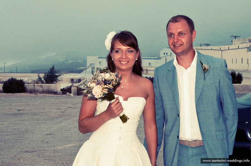 Wedding in Santorini