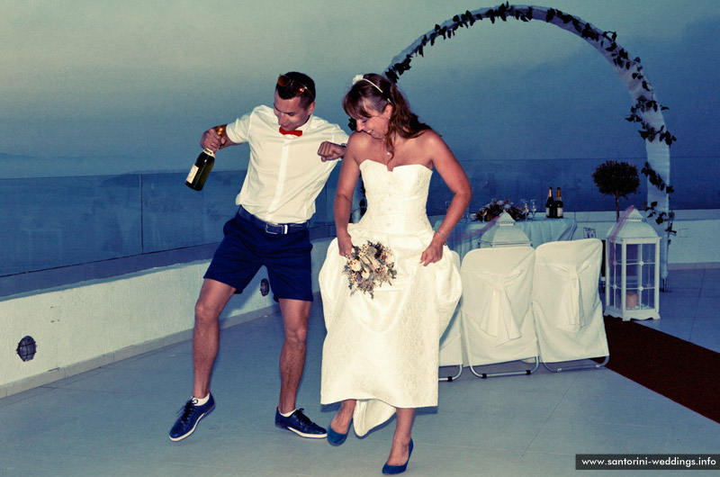 Wedding in Santorini