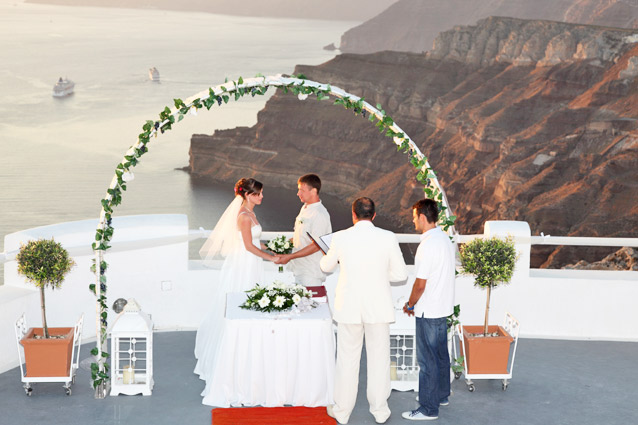 santorini weddings