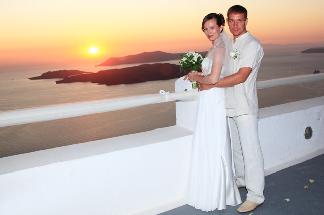 santorini wedding