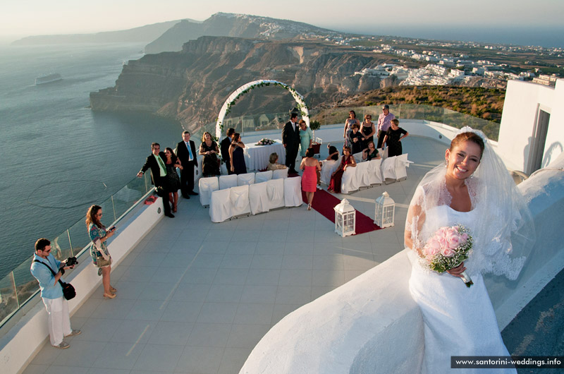 Wedding in Santorini