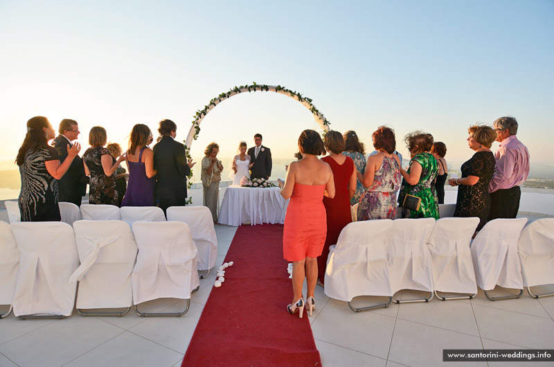 Wedding in Santorini