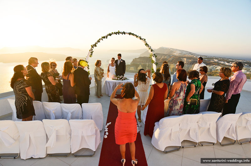 Wedding in Santorini