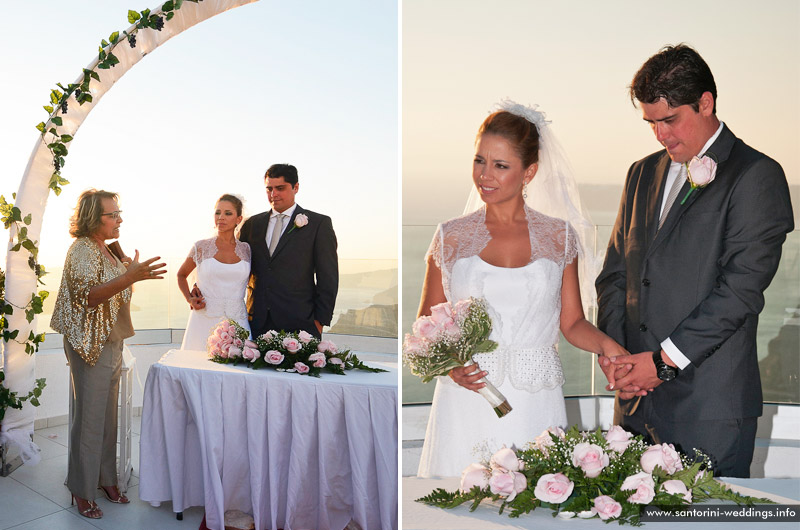 Wedding in Santorini