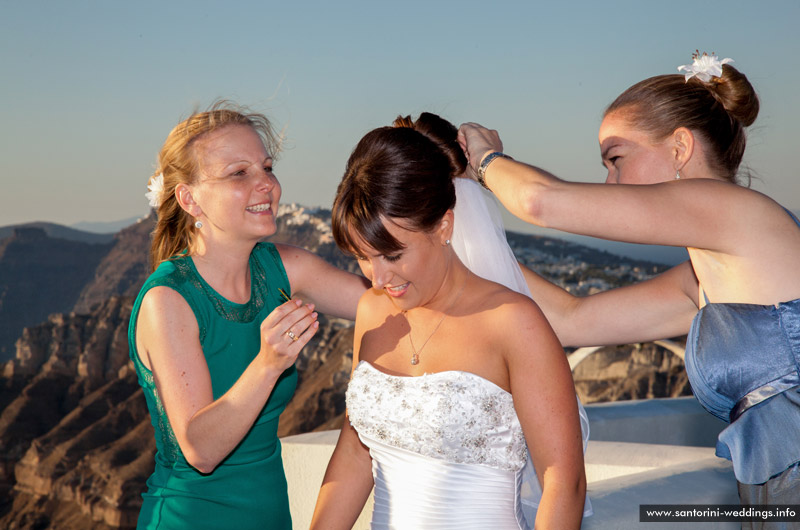 santorini weddings