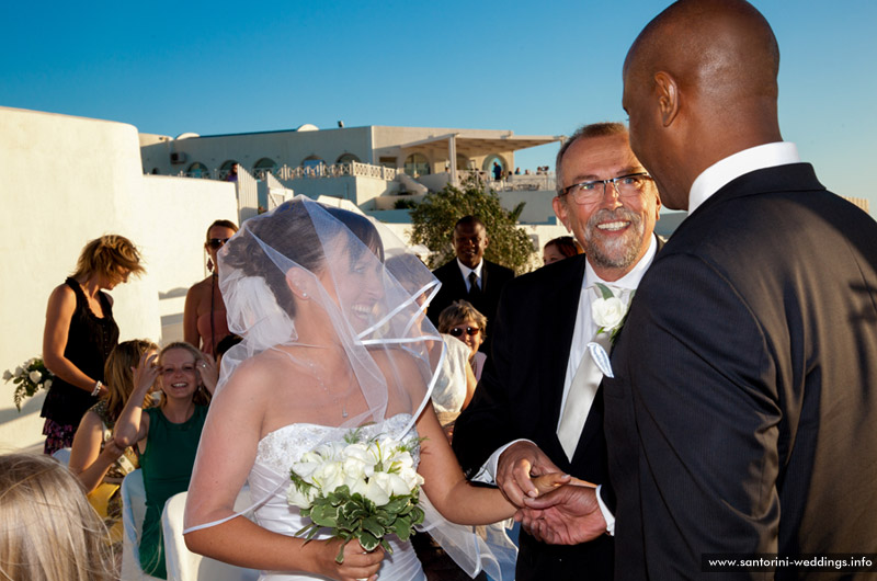 greek island wedding