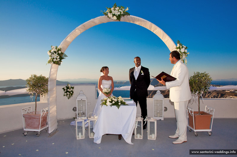 santorini weddings