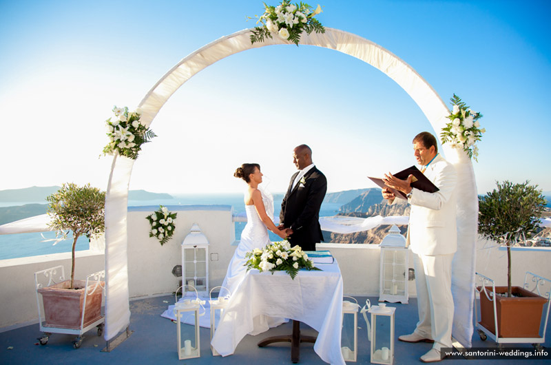 greek island wedding