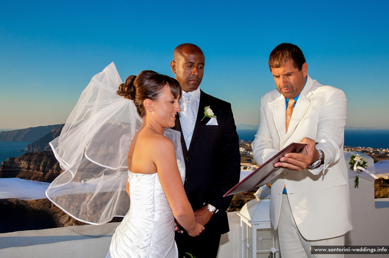 santorini weddings