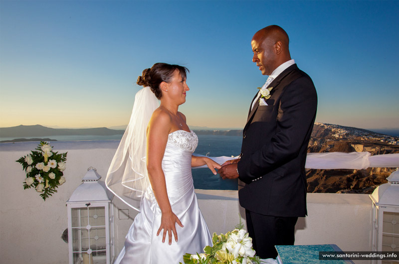 santorini weddings