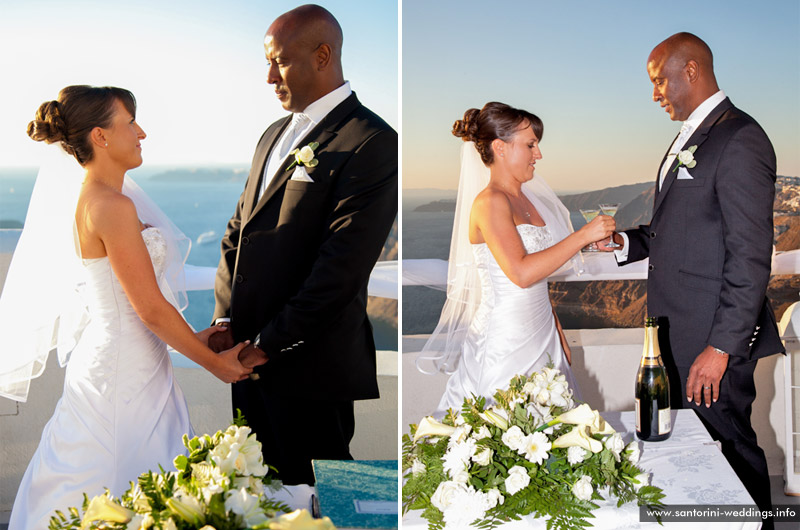 santorini weddings