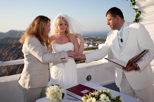 santorini weddings