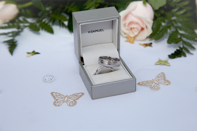 santorini wedding rings