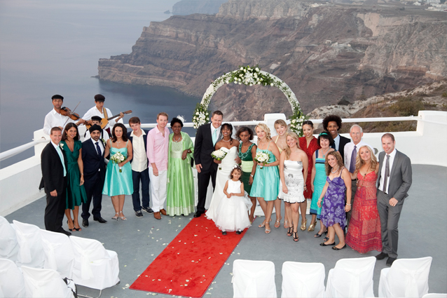 walk the aisle in greece