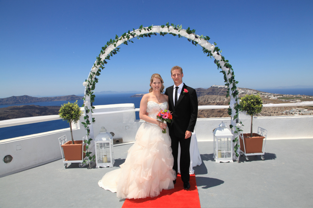 santorini wedding