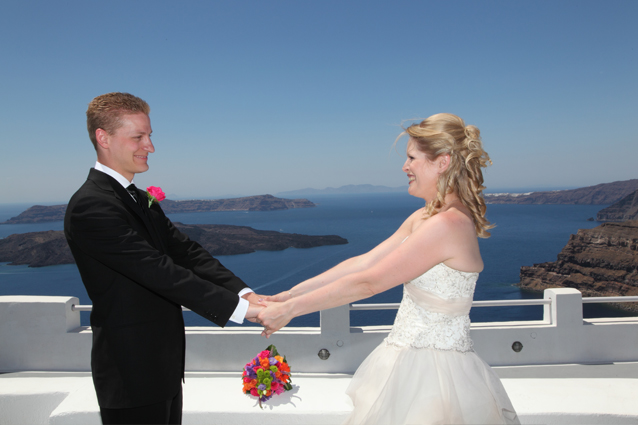 greek wedding photograph