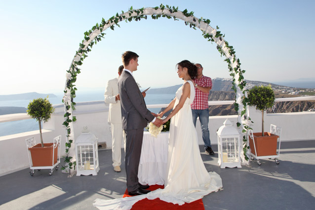 santorini weddings