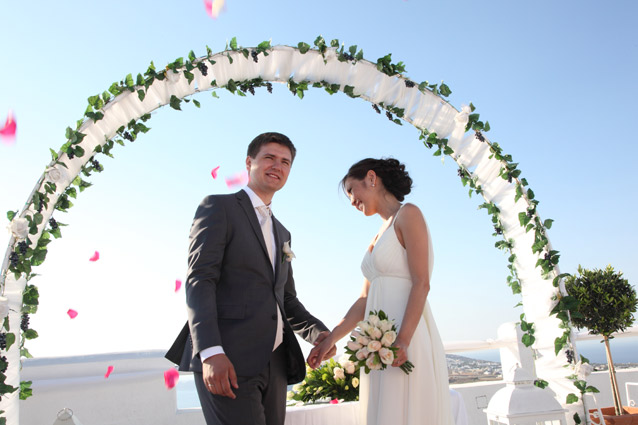 santorini wedding