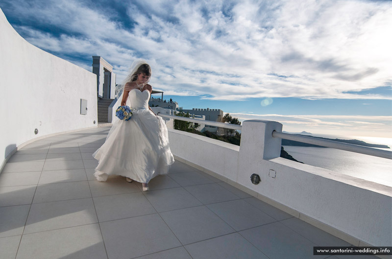 Wedding in Santorini