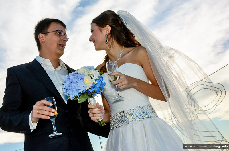 Wedding in Santorini