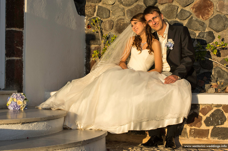 Wedding in Santorini