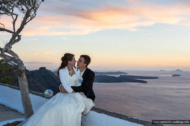 Wedding in Santorini