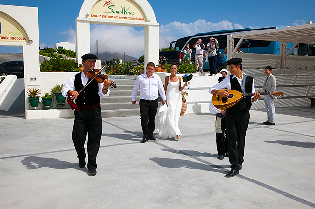 wedding in santorini