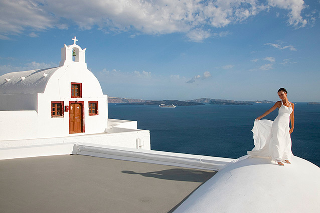 wedding in santorini