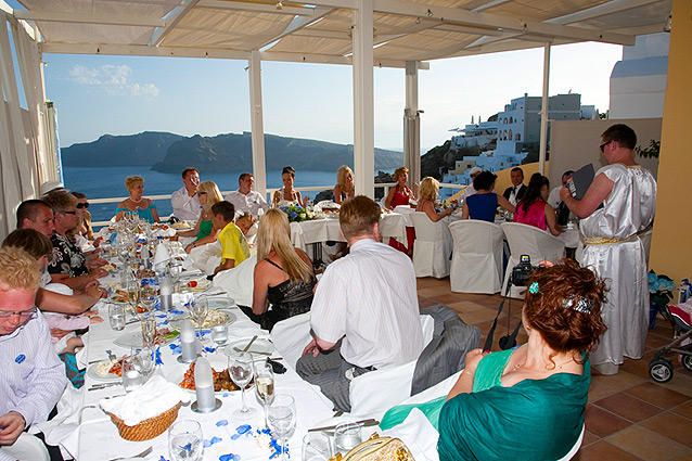 wedding in santorini