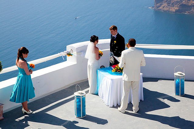 santorini weddings