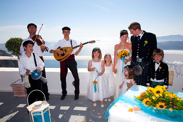 santorini weddings